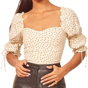 Cute Nina top from reformation. Brand new with tag